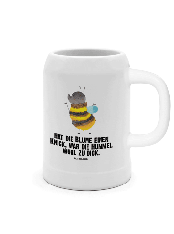 Mr. & Mrs. Panda Tonkrug Hummel flauschig mit Spruch in Weiß