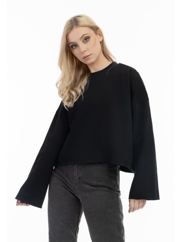 DreiMaster Damen Oversize Sweatshirt in Schwarz
