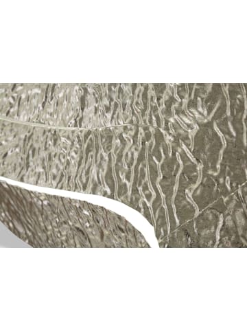 Mauro Ferretti Silberner Metall-Wandspiegel 74x7x79 cm.