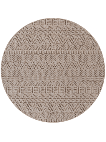 Kurzflor Teppich Helix 2202 in Beige
