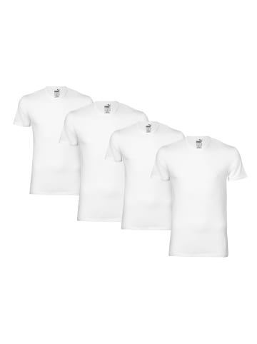 Puma T-Shirt Puma Crew Tee in 300 - white