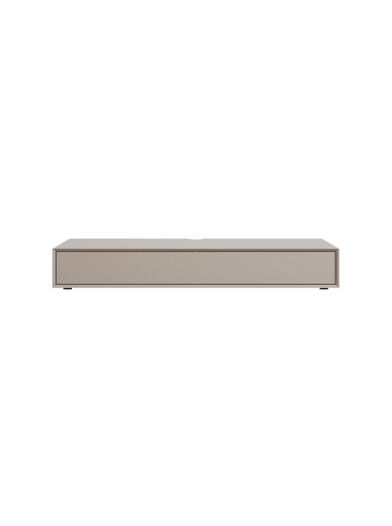 CALICOSY TV-Lowboard ORELIA in Sand - (W) 160 x (H) 22 x (L) 43 cm