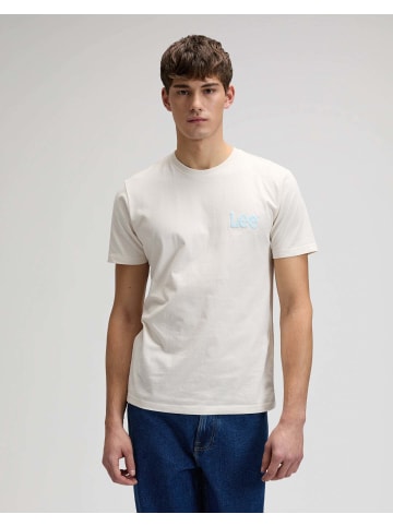 Lee T-Shirt Medium Wobbly Lee in Natural