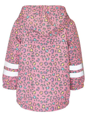 Playshoes Outdoor-Jacke Leo-Print in rosa