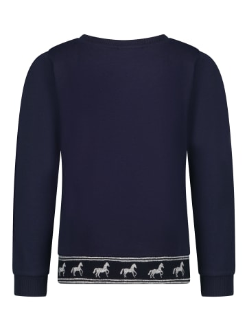 Salt and Pepper  Sweatshirt Riding School in navy