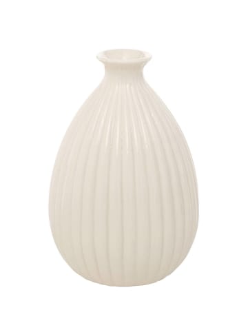Boltze Deko-Vase in weiß