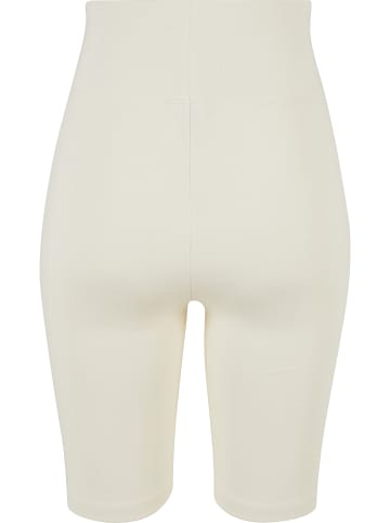 Urban Classics Urban Classics Damen Ladies High Waist Cycle Shorts in whitesand