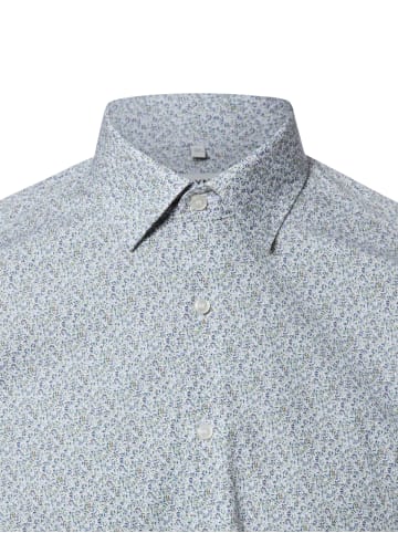 OLYMP  Hemd in blau grün - 0004