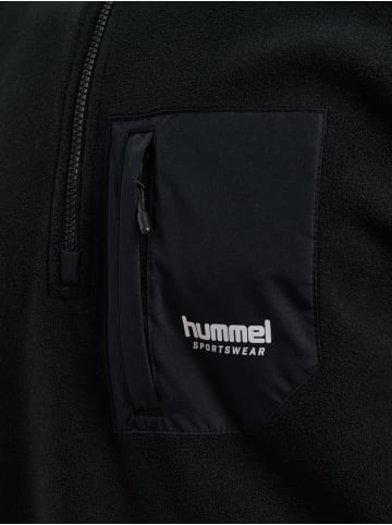 Hummel Jacke "Fleece Halfzip Sw" in Schwarz