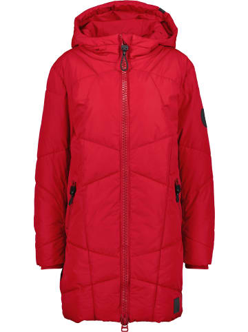 alife and kickin Winterjacke, Anorak, Outdoorjacke, Steppjacke, Steppmantel, Langjacke, Wintermantel KasiaAK A in cranberry