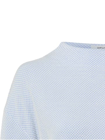 OPUS Shirt Serata in hellblau weiß