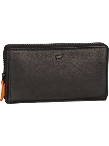 Braun Büffel Geldbörse Emma 54125 in Schwarz/Orange