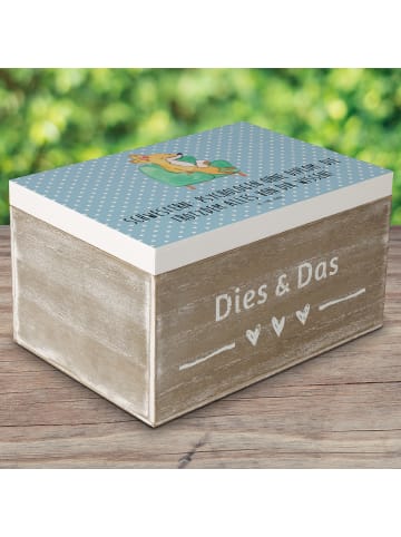 Mr. & Mrs. Panda Box Schwestern Psychologen mit Spruch in Blau Pastell