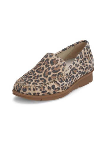 VITAFORM Veloursleder Mokassins in leopard