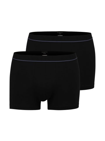 Bugatti Pants 2Er Pack Rom in schwarz-dunkel-uni