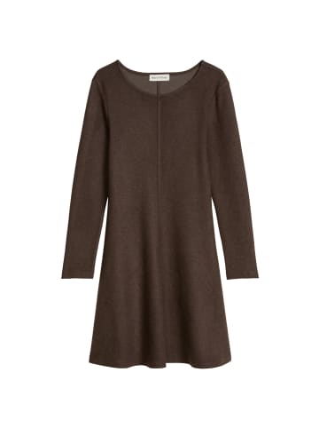 Jerseykleid flared in Stone Brown Melange