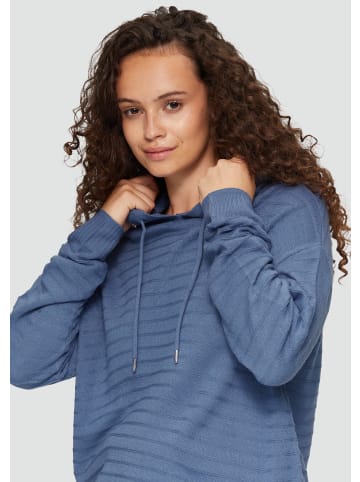 QS Strickpullover langarm in Blau