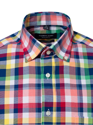 Andrew James Freizeithemd in aprikot mehrfarbig - 0002