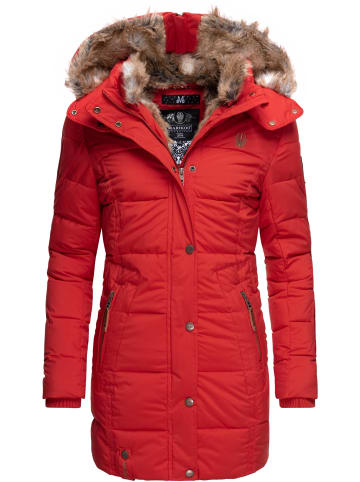 Marikoo Wintermantel Lieblings Jacke in Rot