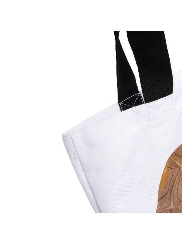 Mr. & Mrs. Panda Tote Bag Schildkröte MHerzieren ohne Spruch in Weiß