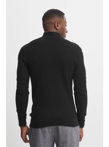 CASUAL FRIDAY Troyer Karlo structured zipper knit in Schwarz