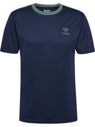 Hummel Hummel T-Shirt Hmlstaltic Multisport Herren Atmungsaktiv Feuchtigkeitsabsorbierenden Leichte Design in MARINE/DUCK GREEN