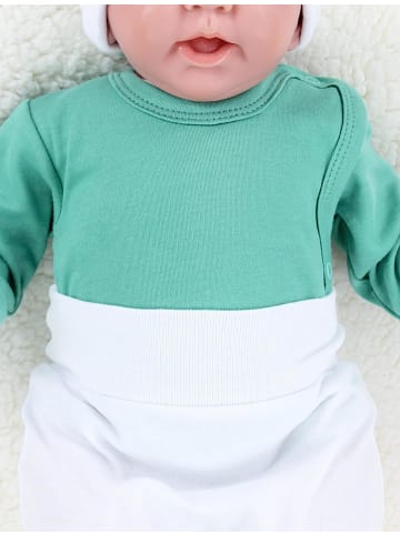 TupTam Baby Langarm Wickelbody im 5er Set in blau