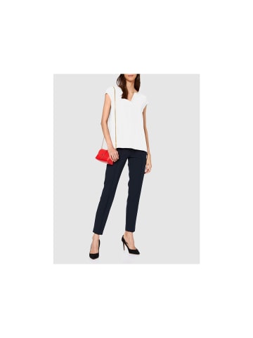 comma Rundhals T-Shirt für Damen in offwhite