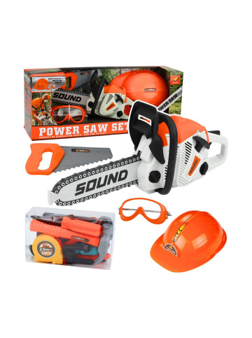 Wisam® DIY-Set Kettensägenhelm Brille Werkzeuge Geräusche