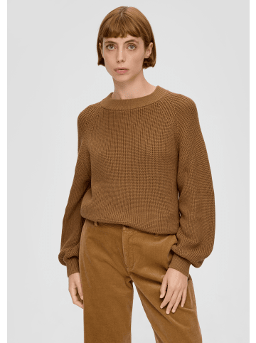 s.Oliver Strickpullover langarm in Braun