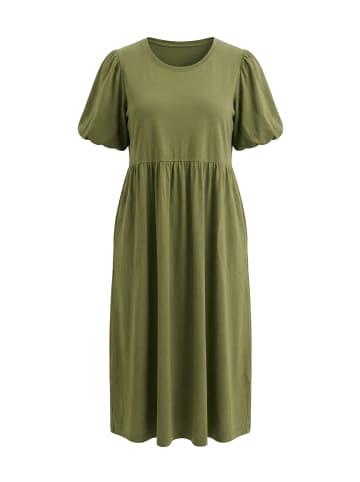 Ulla Popken Midikleid in oliv