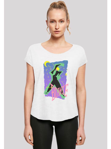 F4NT4STIC Long Cut T-Shirt David Bowie Moonlight Dance in weiß