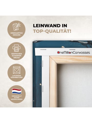 MuchoWow Leinwand Bilder Smaragdgrün