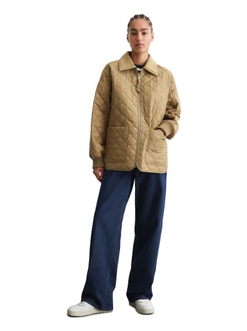 Marc O'Polo DENIM Steppjacke mit Cordkragen relaxed in Chestnut Chocolate