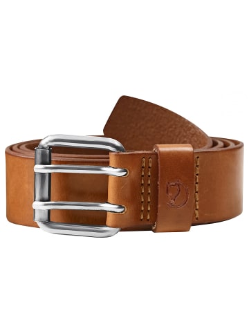 FJÄLLRÄVEN Ledergürtel Singi Two-pin Belt in Cognac
