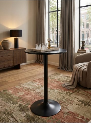 KADIMA DESIGN Design Bartisch Stehtisch Ø 60 cm Metall / Holz