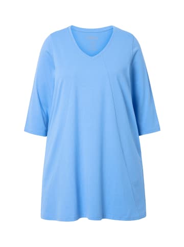 Ulla Popken Longshirt in horizontblau