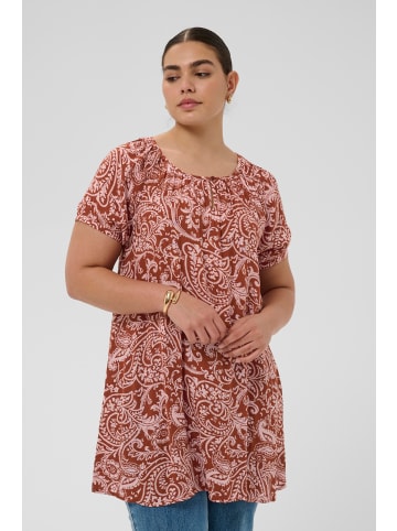 KAFFE curve Tunika KCvilana Regular fit in Henna Ballerina Paisley