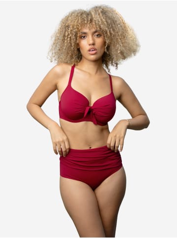 SugarShape Bikini-High-Waist-Panty VALENCI in cherry swim