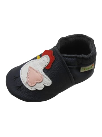 Sayoyo Baby Krabbelschuhe aus Leder, weiche Lauflernschuhe mit rutschfester Sohle