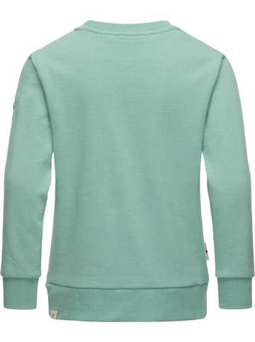 ragwear Sweater Evka Print Organic in Aqua