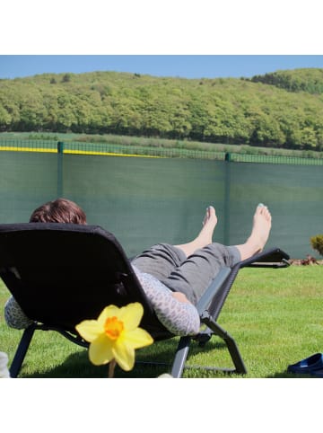 relaxdays Zaunblende in Grün - (B)10 x (H)1,5 m