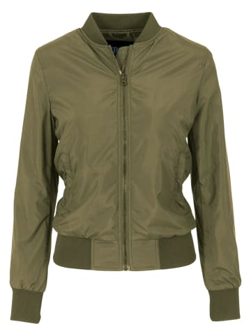 Urban Classics Urban Classics Damen Ladies Light Bomber Jacket in olive