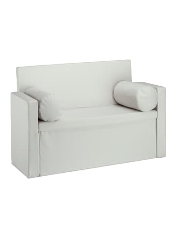 relaxdays Sitzbank in Creme - (B)115 x (H)75 x (T)47 cm