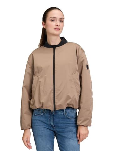 AMBER & JUNE Winterjacke mit Kragen in Braun