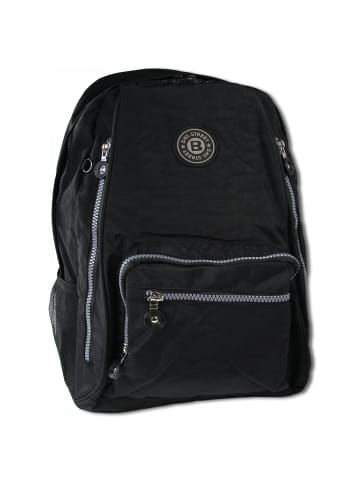 Bag Street Freizeitrucksack, Sportrucksack Nylon schwarz ca. 25cm breit ca. 43cm hoch