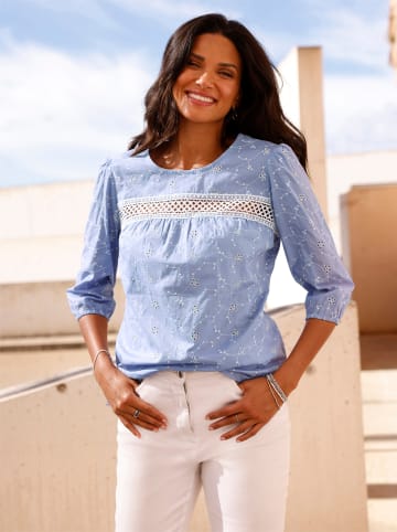 Sieh an! Tunika in bleu