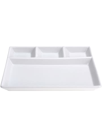 Excellent Houseware Servierplatte in weiß