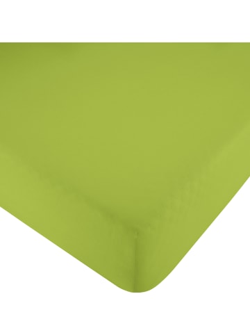 Erwin Müller Renforcé Spannbettlaken Würzburg in apfelgrün