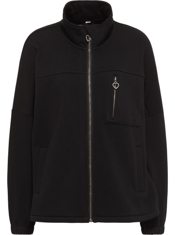 myMo Sweatjacke in Schwarz